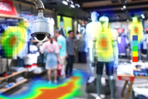 security cameras heat mapping